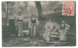 3649 - ETHNIC women, Romania - old postcard - used - TCV - 1912