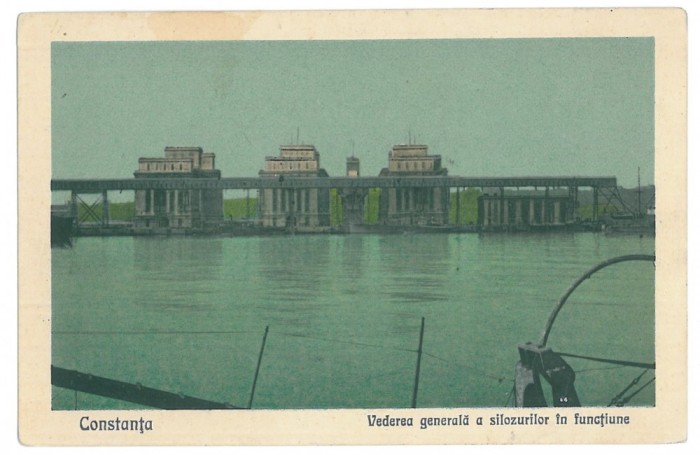 3646 - CONSTANTA, Silozurile, Romania - old postcard - unused