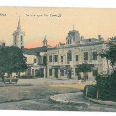 3642 - RM. VALCEA Piata Dorobantilor Catholic Church - old postcard - used 1908