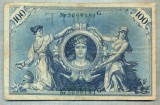 A1742 BANCNOTA-GERMANIA- 100 MARK -7.2.1908-SERIA5699181 -starea care se vede