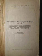 Universitatea Din Iasi Grav Bolnava - Giorge Pascu ,386153 foto