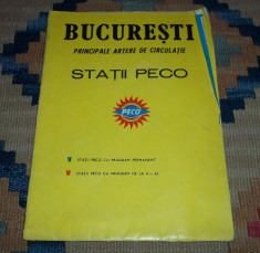 harta statiile Peco din Bucuresti perioada comunista foto