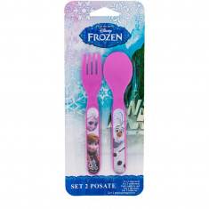 Set lingurita si furculita plastic Frozen Lulabi 8006300 foto