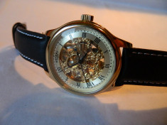 Ceas barbatesc ROTARY Automatic , skeleton foto