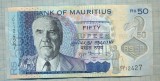 A1832 BANCNOTA-MAURITIUS -50 RUPEES -2013-SERIA112427-starea se vede