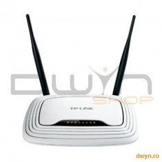 Router Wireless 4 Porturi 300Mbps, Atheros, 2T2R, 2.4GHz, 802.11n Draft 2.0, 802.11g/b, Built-in 4-p foto