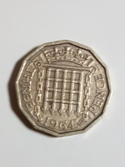 THREE PENCE 1964 foto