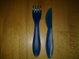 Set Tacamuri Copii IKEA KALAS Albastru, Plastic, Reutilizabile, Masina Spalat Vase, +3 Ani
