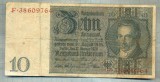 A1735 BANCNOTA-GERMANIA- 10 MARK -22.1.1929-SERIA38609764 -starea care se vede