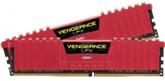 Memorie RAM Corsair, DIMM, DDR4 8GB, 3000MHz, Kit 2*4GB, CL15, 1.35V, XMP 2.0, Vengeance LPX, negru foto