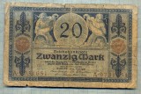 A1812 BANCNOTA-GERMANIA- 20 MARK-4.11.1915-SERIA9731651-starea care se vede