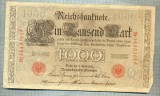 A1748 BANCNOTA-GERMANIA- 1000 MARK 21.4.1910-SERIA3443361 -starea care se vede