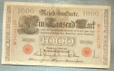 A1747 BANCNOTA-GERMANIA- 1000 MARK 21.4.1910-SERIA1818623 -starea care se vede