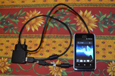 Telefon Sony Xperia tipo dual black foto