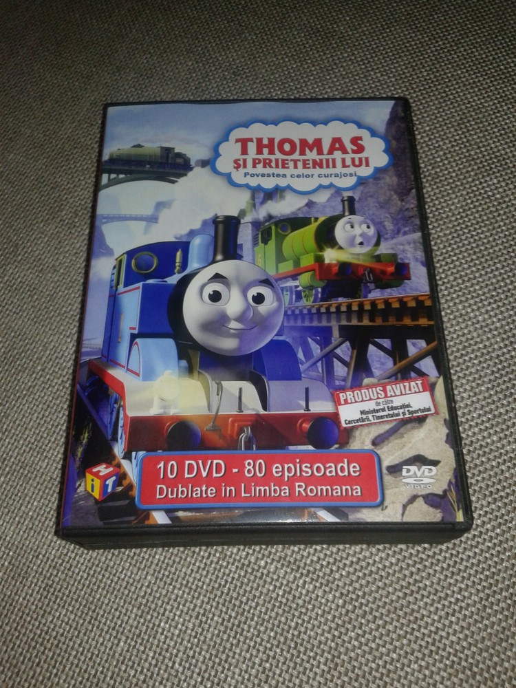 Thomas si Prietenii - Colectie 10 DVD-uri Desene Animate Dublate Romana |  Okazii.ro