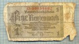 A1816 BANCNOTA-GERMANIA- 1 RENTENMARK- 30.1.1937-SERIA9985692-starea ce se vede