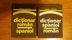 Set Micaela Ghitescu ? Dictionar Roman-Spaniol / Dictionar Spaniol-Roman foto