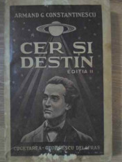 Cer Si Destin - Armand G.constantinescu ,385918 foto