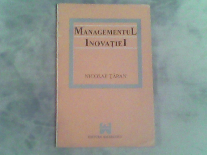 Managementul inovatiei-Nicolae Taran