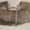 BRATARA argint ANGLIA 1900 SUPERBA manopera EXCEPTIONALA de efect SPLENDIDA rara