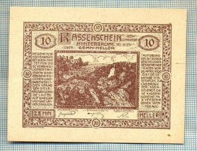 A1955 BANCNOTA NOTGELD- AUSTRIA-10 HELLER -1920-SERIA FARA-starea care se vede foto