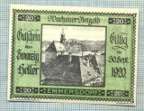 A1927 BANCNOTA NOTGELD- AUSTRIA-20 HELLER -1920-SERIA FARA-starea care se vede