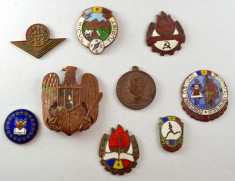 Lot de 9 bucati - Medalie, insigne, efecte militare Mokazie ! #355 foto