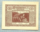 A1939 BANCNOTA NOTGELD- AUSTRIA-10 HELLER -1920-SERIA FARA-starea care se vede