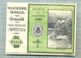 A1924 BANCNOTA NOTGELD- AUSTRIA-20 HELLER -1920-SERIA FARA-starea care se vede