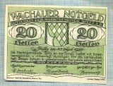 A1896 BANCNOTA NOTGELD- AUSTRIA-20 HELLER - 1920 -SERIA FARA -starea se vede
