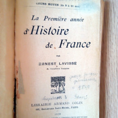 CARTE VECHE - ISTORIA FRANTEI , 1920 -D HISTOIRE DE FRANCE