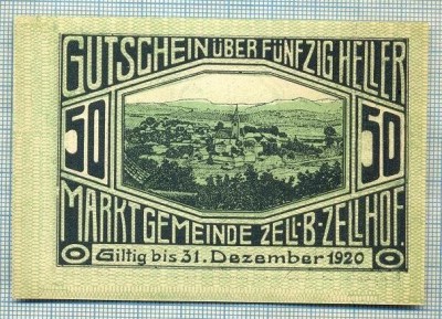 A1919 BANCNOTA NOTGELD- AUSTRIA-50 HELLER - 1920 -SERIA FARA -starea se vede foto