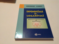 EXPONENTIALE SI LOGARITMI - Gheorghe Andrei RF4/4 foto