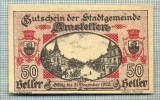 A1944 BANCNOTA NOTGELD- AUSTRIA-50 HELLER -1920-SERIA FARA-starea care se vede