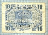 A1874 BANCNOTA NOTGELD - GERMANIA- 10 PFENNIG -1947 -SERIA 417660-starea se vede