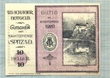 A1997 BANCNOTA NOTGELD- AUSTRIA-10 HELLER -1920-SERIA FARA-starea care se vede