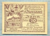 A1993 BANCNOTA NOTGELD- AUSTRIA-10 HELLER -1920-SERIA FARA-starea care se vede
