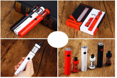 Set Tigara Electronica Kangertech SUBVOD Mega TC 2300mAh - Negru/Argintiu foto