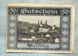 A1941 BANCNOTA NOTGELD- AUSTRIA-50 (HELLER) -1920-SERIA FARA-starea care se vede