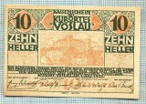 A1946 BANCNOTA NOTGELD- AUSTRIA-10 HELLER -1920-SERIA FARA-starea care se vede