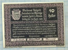 A1969 BANCNOTA NOTGELD- AUSTRIA-10 HELLER -1920-SERIA FARA-starea care se vede