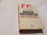 ANALIZA MATEMATICA - G.E. SILOV,RF12/4,R45