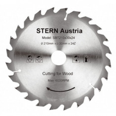 Disc debitare lemn Stern SBT210/24 pentru ferastrau circular foto