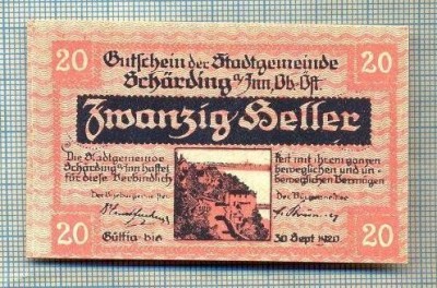 A1948 BANCNOTA NOTGELD- AUSTRIA-20 HELLER -1920-SERIA FARA-starea care se vede foto