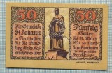 A1973 BANCNOTA NOTGELD- AUSTRIA-50 HELLER -1921-SERIA FARA-starea care se vede