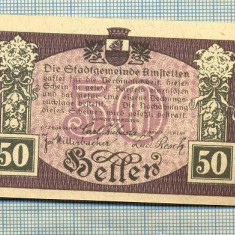 A1916 BANCNOTA NOTGELD- AUSTRIA-50 HELLER - 1920 -SERIA FARA -starea se vede