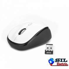 Mouse fara fir 2.4GHz alb Roly NGS foto