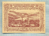 A1984 BANCNOTA NOTGELD- AUSTRIA-50 HELLER -1921-SERIA FARA-starea care se vede