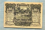 A2101 BANCNOTA NOTGELD- AUSTRIA 80 HELLER -1921-SERIA FARA-starea care se vede