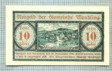 A2097 BANCNOTA NOTGELD- AUSTRIA 10 HELLER -1920-SERIA FARA-starea care se vede